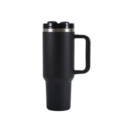40oz Ατσάλινο Tumbler Απομονωμένη ταξιδιωτική κούπα για ζεστά και κρύα ποτά στην κίνηση