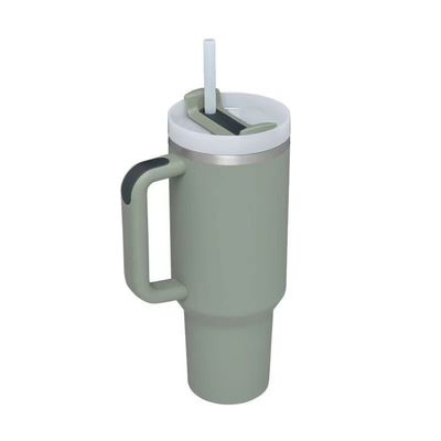 40oz Ατσάλινο Tumbler Απομονωμένη ταξιδιωτική κούπα για ζεστά και κρύα ποτά στην κίνηση