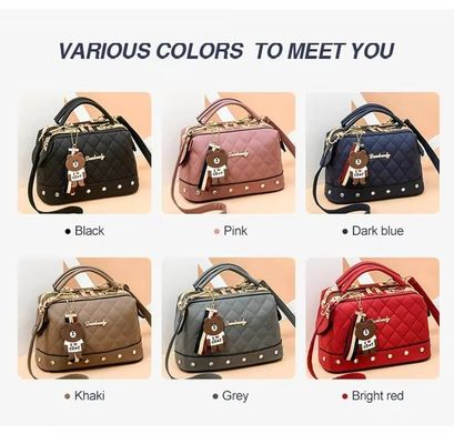 Ανίχνευση Κινήσεων CANDY Pattern Vintage Chain Crossbody Μικρές τσάντες για γυναίκες από PU δέρμα