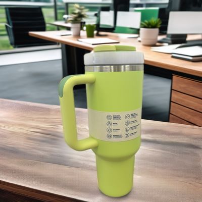 Θερμική μόνωση 40oz Κύπελλο νερού με λαβή για ενήλικες Εξωτερική περιοδεία Επενδυτικά δώρα