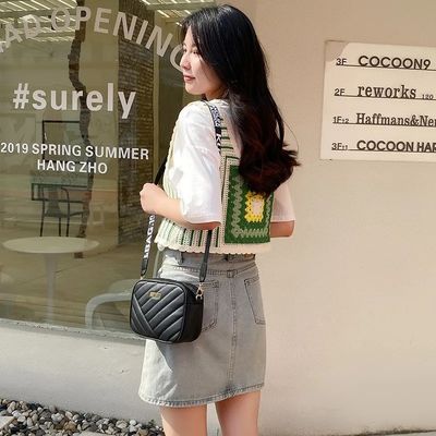 2024 CHIEN Fashion Μικρή κλασική PU ρυθμιζόμενη τσάντα Crossbody Ανερόπλεα OEM Custom Κυρίες