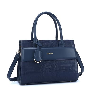 GLAMOR 2024 Κυριές τσάντες Γυναικεία τσάντα με γεωμετρικό σχέδιο και PU δέρμα