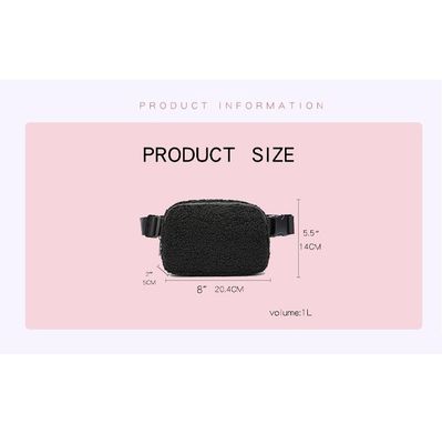 Λούξυ Πλούζια Crossbody Fanny Pack Πορτοφόλια Μοντέρνα τσάντα του χεριού Τύπος γράμματος