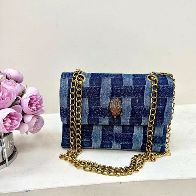 Καμβά υφάσματα τετράγωνο Crossbody τσάντες σχεδιαστής Eagle Head Messenger για τη μόδα