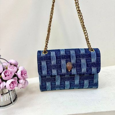 Καμβά υφάσματα τετράγωνο Crossbody τσάντες σχεδιαστής Eagle Head Messenger για τη μόδα
