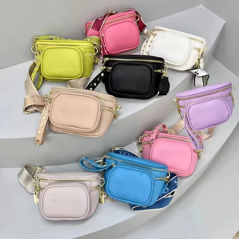 Μονή χειροπέδα δερμάτινη crossbody τσάντα μέσης για γυναικεία κάμερα ώμο τσάντες